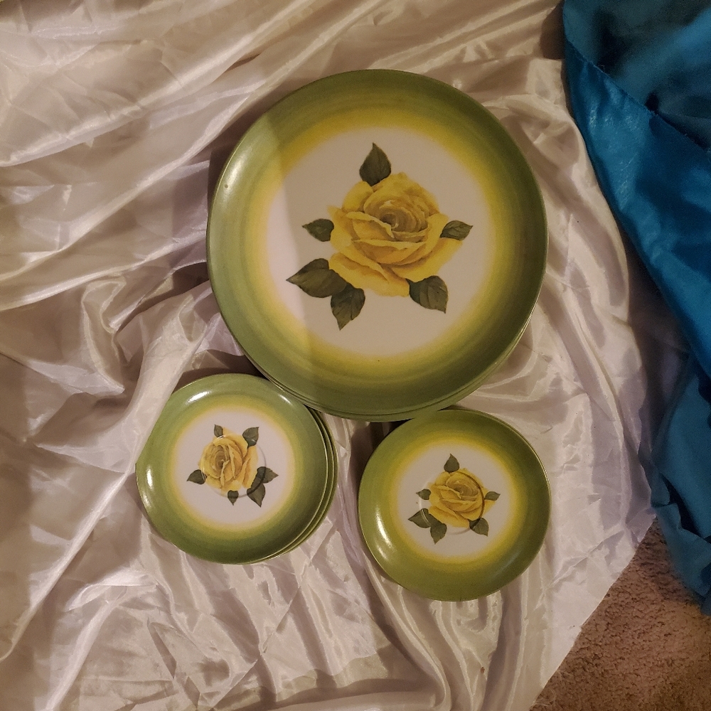 Vintage melamine dishes